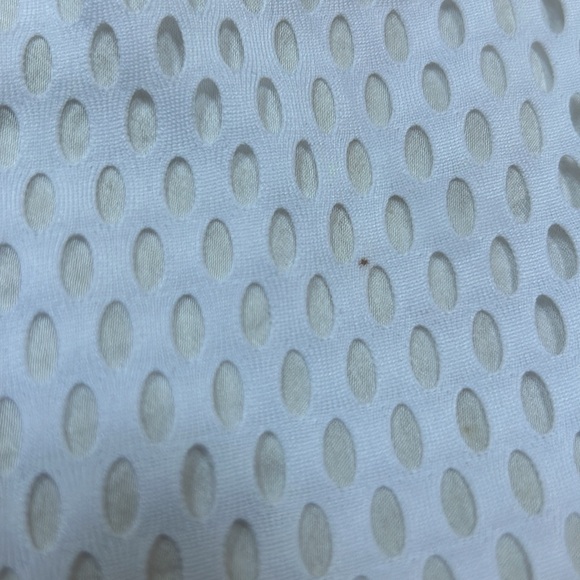 RARE* Faith Connexion Paris white satine and mesh Bermuda shorts - Picture 10 of 11